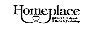 HOMEPLACE GROWERS & DESIGNERS OF HERBS & EVERLASTINGS logo
