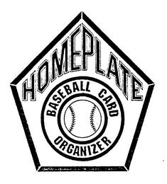 HOMEPLATE BASEBALL CARD ORGANIZER logo