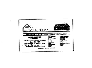HOMEPRO INC. logo