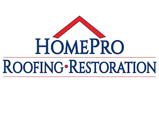 HOMEPRO ROOFING · RESTORATION logo