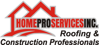 HOMEPROSERVICESINC. ROOFING & CONSTRUCTION PROFESSIONALS logo