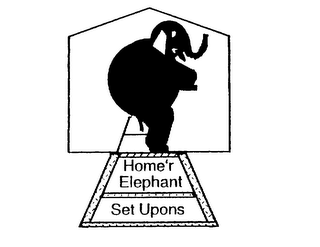 HOME'R ELEPHANT SET UPONS logo
