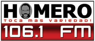 HOMERO TOCA MAS VARIEDAD! 106.1 FM logo