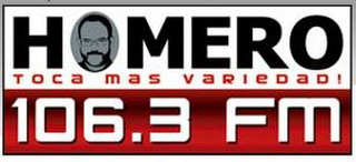 HOMERO TOCA MAS VARIEDAD! 106.3 FM logo