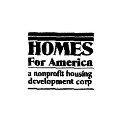 HOMES FOR AMERICA A NONPROFIT HOUSING DEVELOPMENT CORP logo
