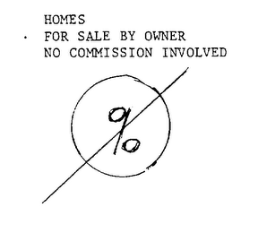 HOMES FOR SALE BY OWNER NO COMMISSION INVOLVED % logo