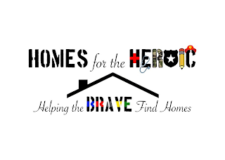 HOMES FOR THE HEROIC HELPING THE BRAVE FIND HOMES logo