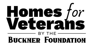HOMES FOR VETERANS BY THE BUCKNER FOUNDATION logo