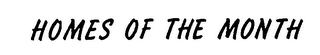 HOMES OF THE MONTH logo