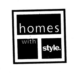 HOMES WITH STYLE. logo