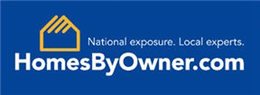 HOMESBYOWNER.COM NATIONAL EXPOSURE. LOCAL EXPERTS. logo