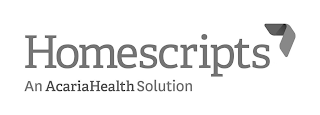 HOMESCRIPTS AN ACARIAHEALTH SOLUTION logo