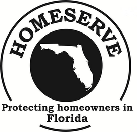 HOMESERVE PROTECTING HOMEOWNERS IN FLORIDA logo