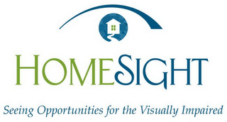 HOMESIGHT SEEING OPPORTUNITIES FOR THE VISUALLY IMPAIRED logo