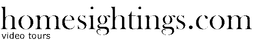 HOMESIGHTINGS.COM VIDEO TOURS logo