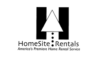 HOMESITE RENTALS AMERICA'S PREMIERE HOME RENTAL SERVICE logo
