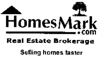 HOMESMARK.COM REAL ESTATE BROKERAGE SELLING HOMES FASTER logo