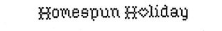 HOMESPUN HOLIDAY logo