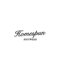 HOMESPUN KNITWEAR logo
