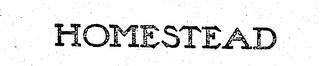 HOMESTEAD logo