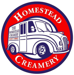 HOMESTEAD CREAMERY BURNT CHIMNEY logo