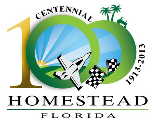 HOMESTEAD FLORIDA CENTENNIAL 100 1913-2013 logo