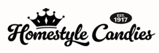 HOMESTYLE CANDIES EST. 1917 logo