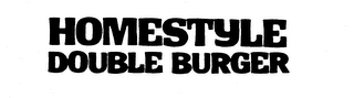 HOMESTYLE DOUBLE BURGER logo