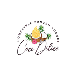 HOMESTYLE FROZEN YOGURT COCO DELICE logo