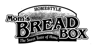 HOMESTYLE MOM'S BREAD BOX THE SWEET TASTE OF HOME logo