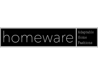 HOMEWARE ADAPTABLE HOME FASHIONS logo