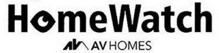 HOMEWATCH AV AV HOMES logo