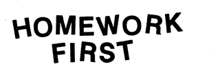 HOMEWORK FIRST logo