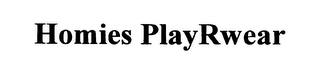 HOMIES PLAYRWEAR logo