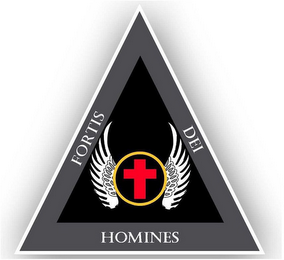 HOMINES FORTIS DEI logo