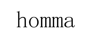 HOMMA logo
