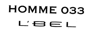 HOMME 033 L'BEL logo