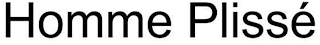HOMME PLISSÉ logo
