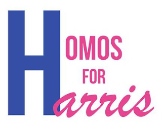 HOMOS FOR HARRIS logo