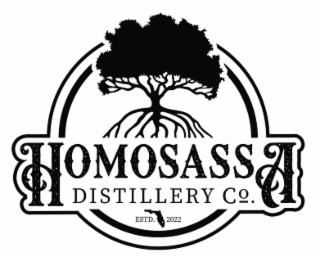 HOMOSASSA DISTILLERY CO. ESTD. 2022 logo