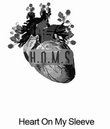 H.O.M.S HEART ON MY SLEEVE logo