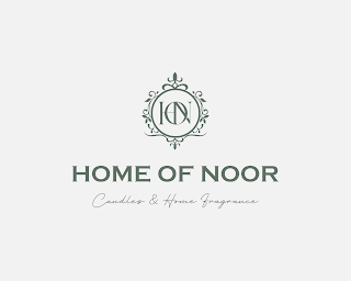HON HOME OF NOOR CANDLES & HOME FRAGRANCE logo