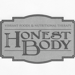 HONEST BODY VIBRANT FOODS & NUTRITIONAL THERAPY logo