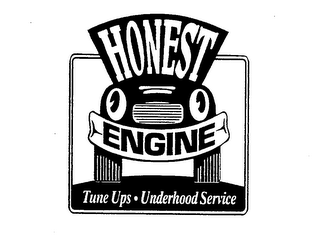 HONEST ENGINE TIME UPS UNDERHOOD SERVICE logo