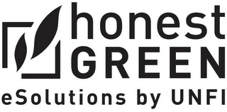 HONEST GREEN ESOLUTIONS BY UNFI logo