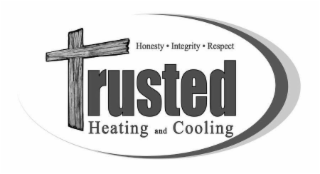 HONESTY INTEGRITY  RESPECT TRUSTED HEATING AND COOLING logo