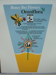 HONEY BEE FLOWERS OMNIFLORA logo