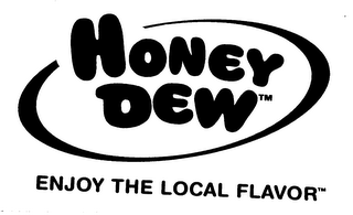 HONEY DEW ENJOY THE LOCAL FLAVOR logo