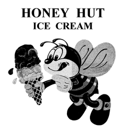HONEY HUT ICE CREAM logo