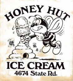 HONEY HUT STANGLER ICE CREAM 4674 STATE RD. logo